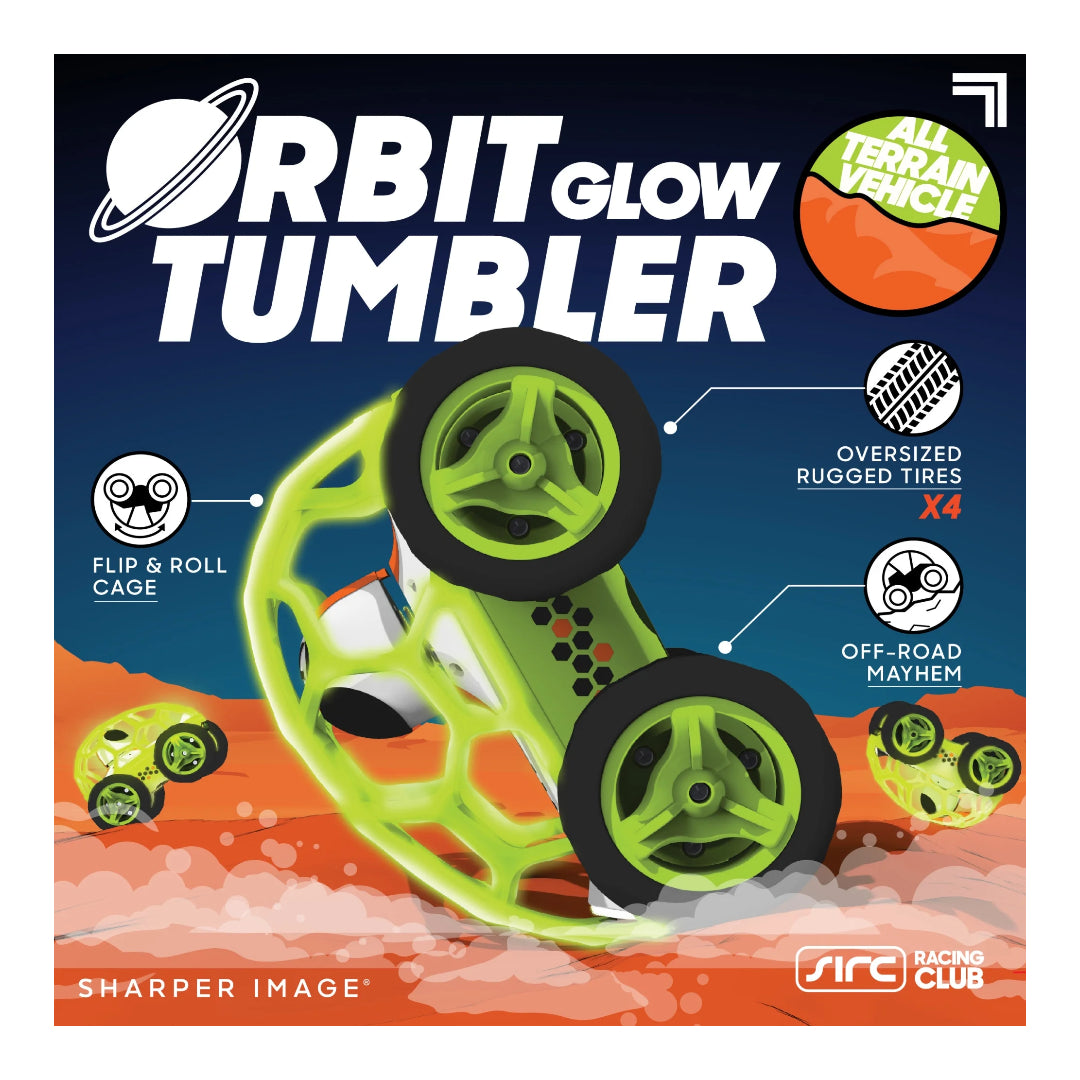 Sharper Image® Orbit Tumbler 2.4 GHz Glow In The Dark All Terrain Rover