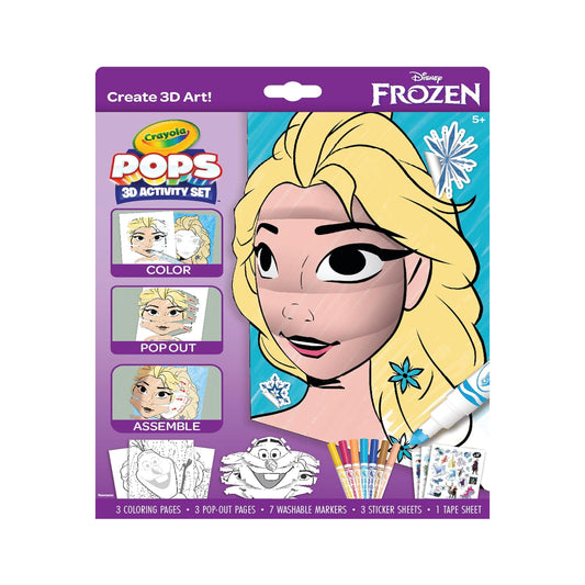 Crayola POPS 3D Frozen Activity Set