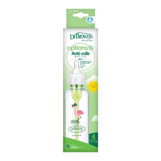 Dr Brown’s Options+ Glass Narrow Neck Baby Bottle 250ml