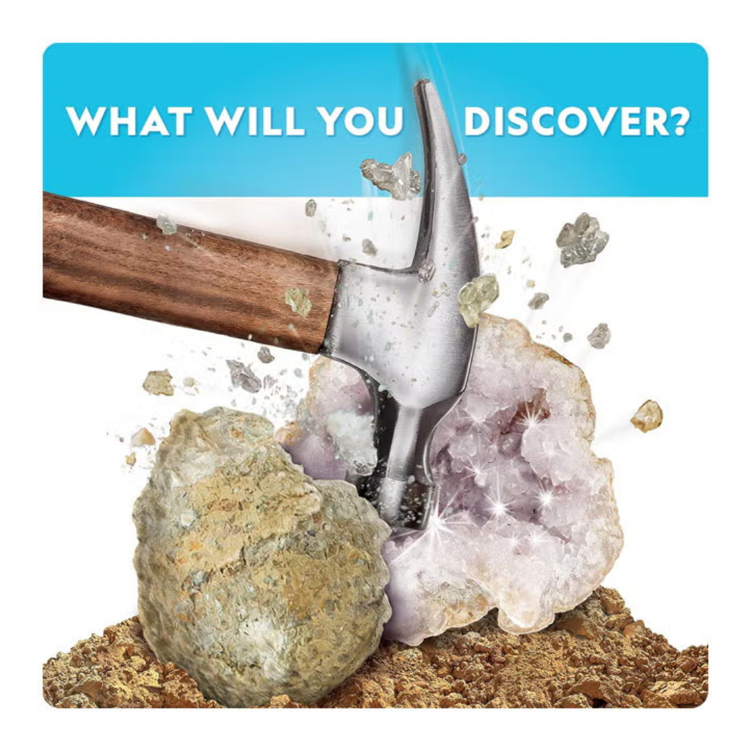 تفتح National Geographic Break 15 مجموعة Geodes