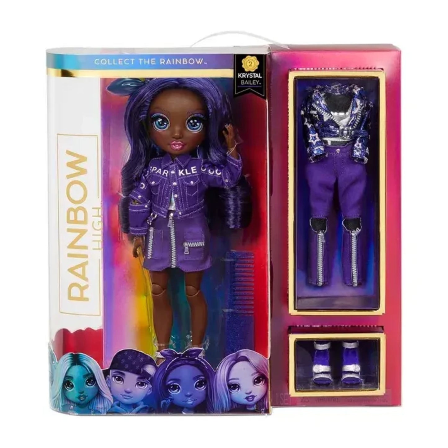 Rainbow High - Fashion Doll Krystal Bailey - Indigo