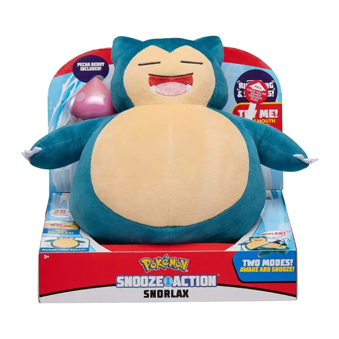 Pokémon Feature Snooze Act Snorlax Plush Toy