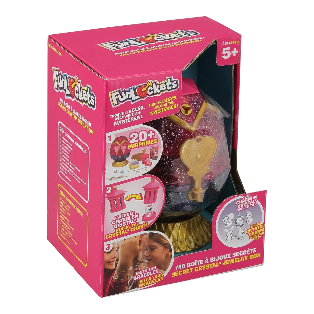 Funlockets Secret Crystal Jewellery Box Egg Design Open Box