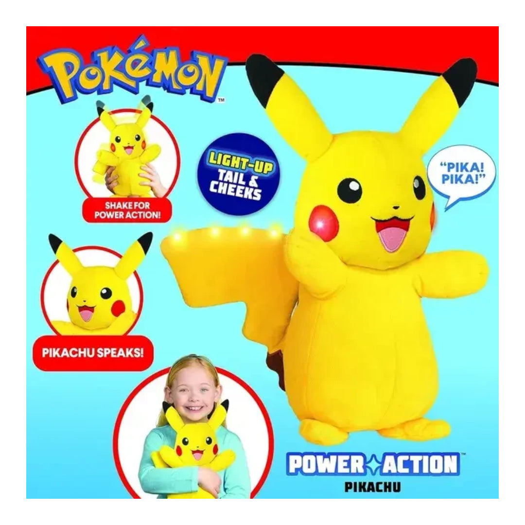 Pokemon - Battery Operated Plush Toy Pickachu