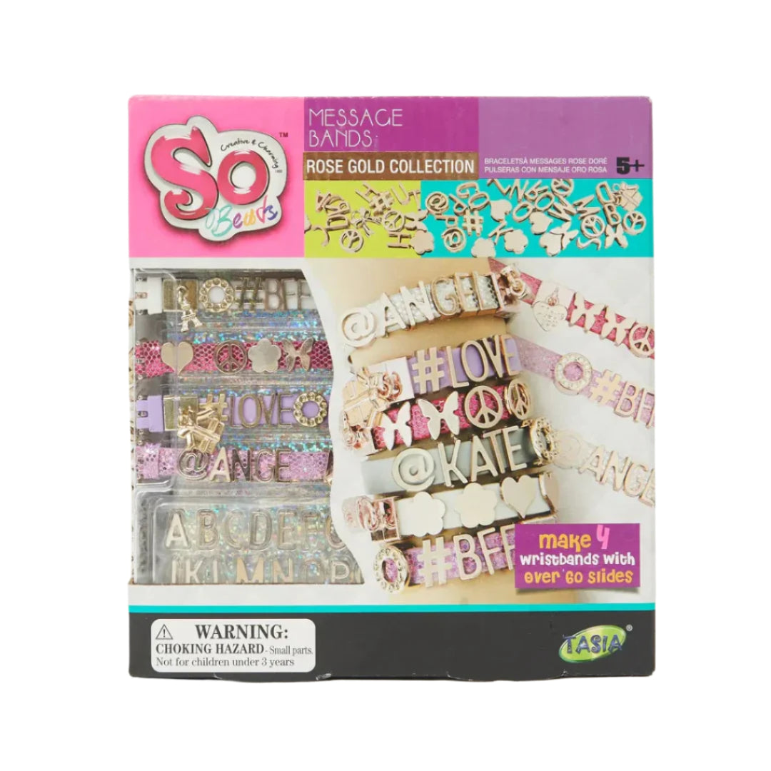 Rose Gold Message Bands