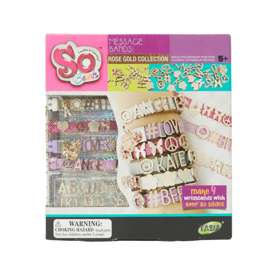 Rose Gold Message Bands