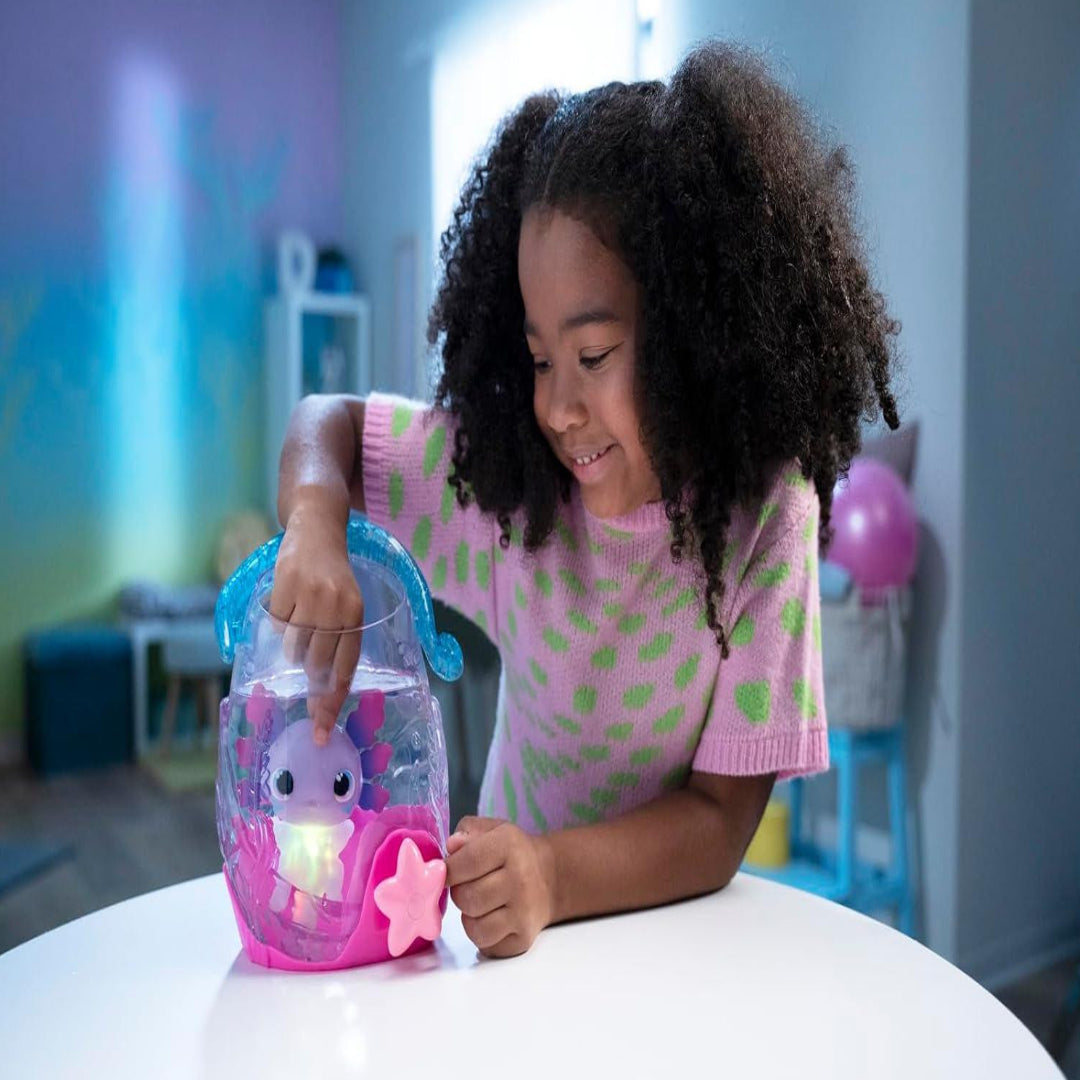 Animagic Let's Glo Axolotl Bubble Reef