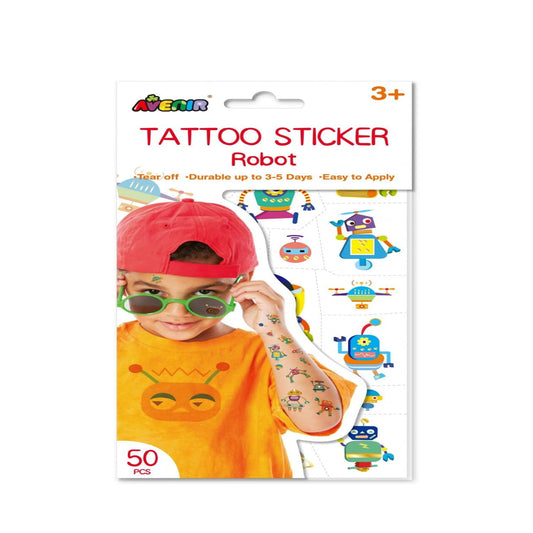 Avenir - TemporaryTattoos 50pcs Robot