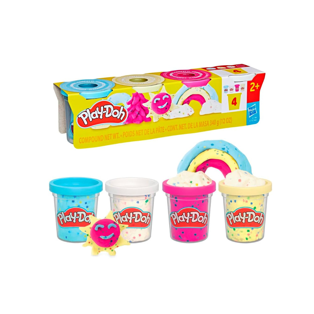 Play-Doh 4 Pack Confetti Putty