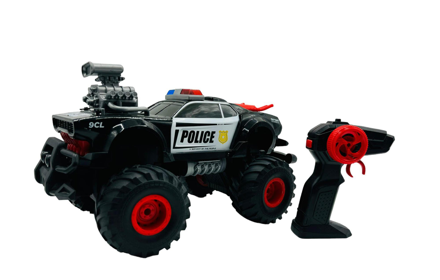 R/C Big Wheel Shaking Police Vehicle