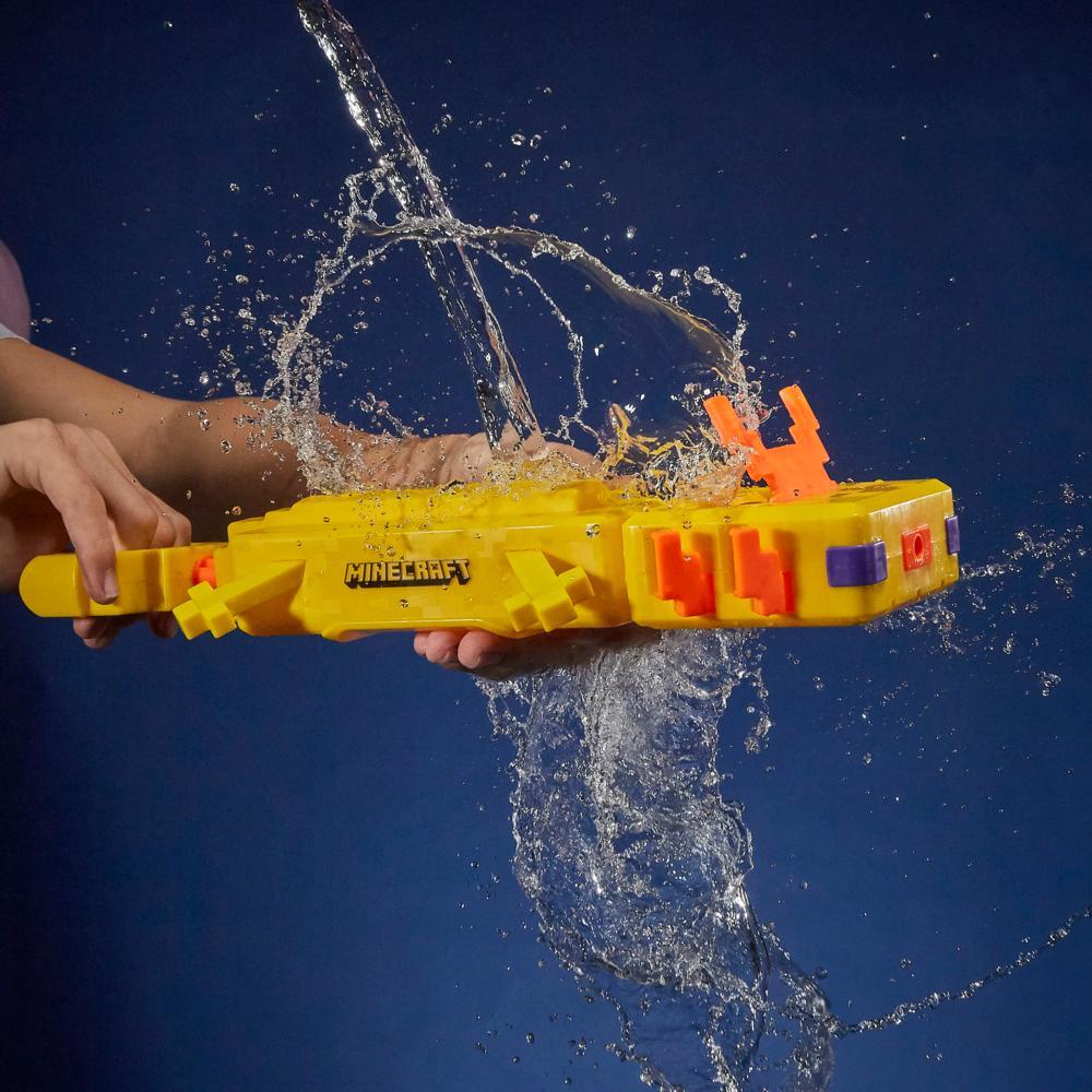 Nerf Super Soaker Minecraft Axolotl Water Blaster