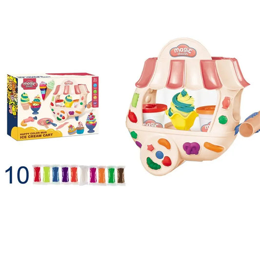 Clay Ice Cream Set - 10 Colors