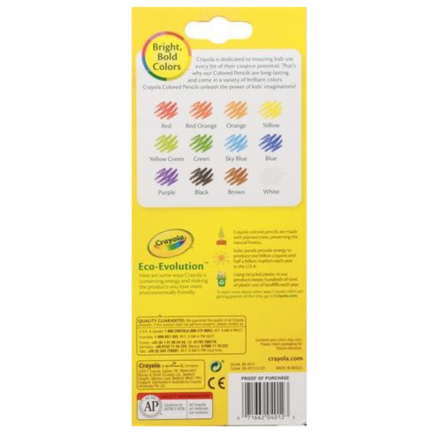Crayola 12-Count Long Colour Pencils