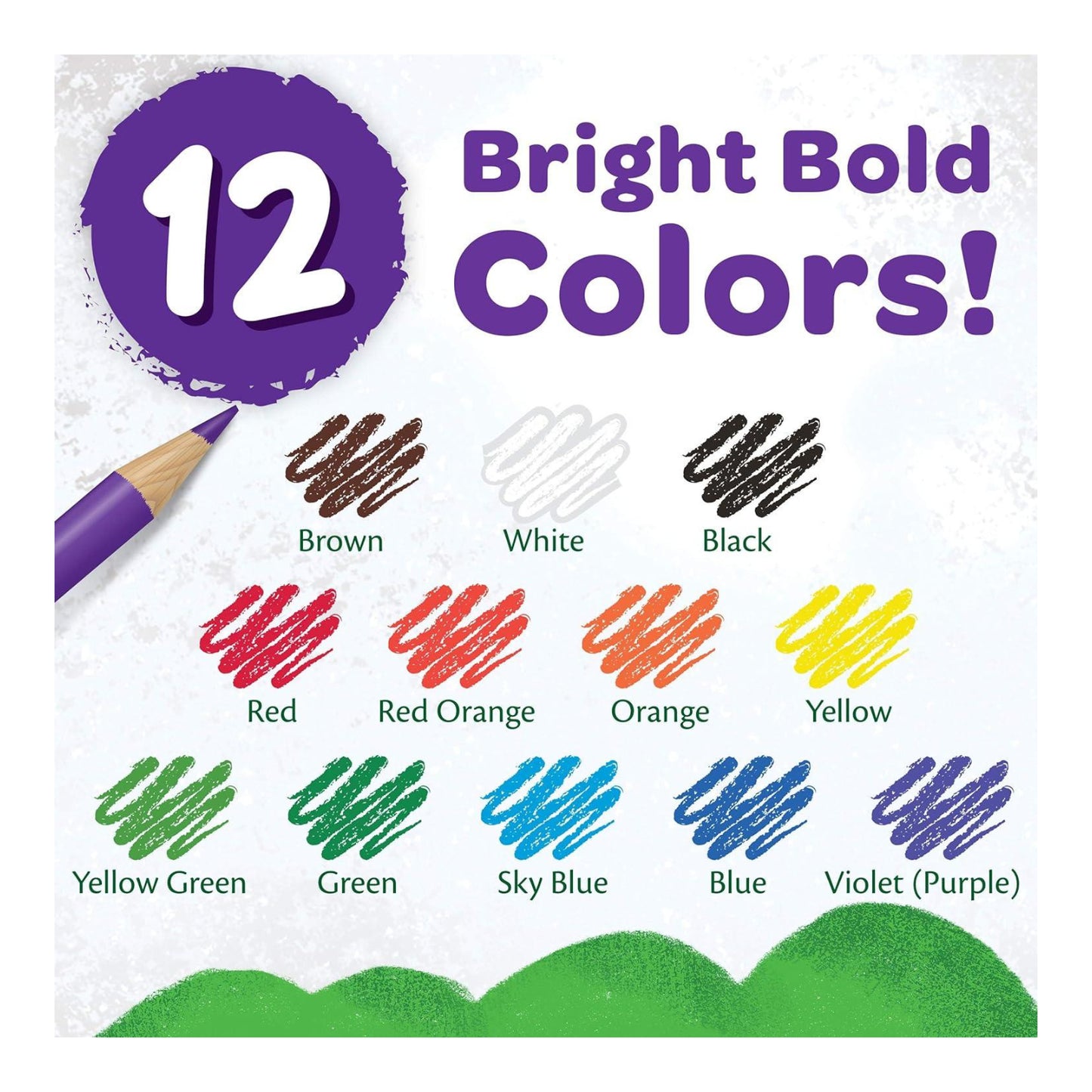 Crayola 12-Count Long Colour Pencils