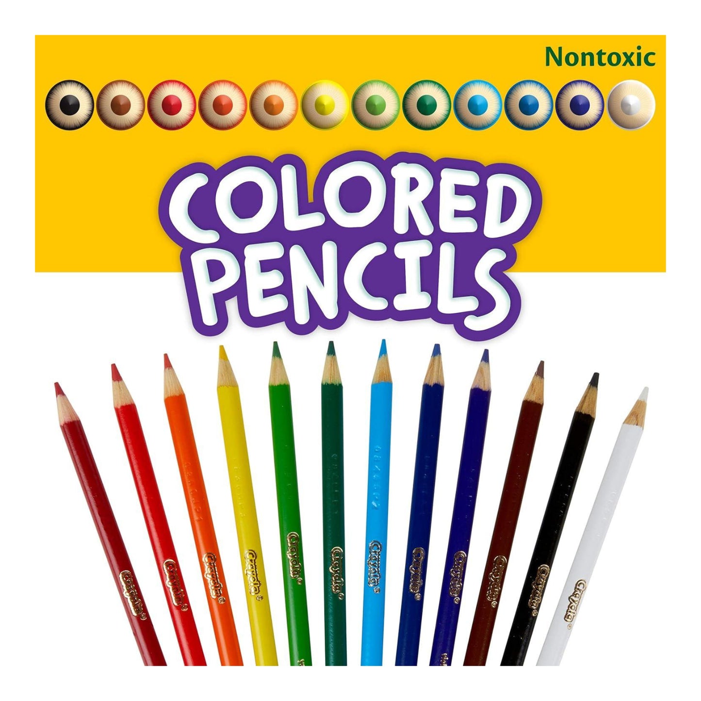 Crayola 12-Count Long Colour Pencils