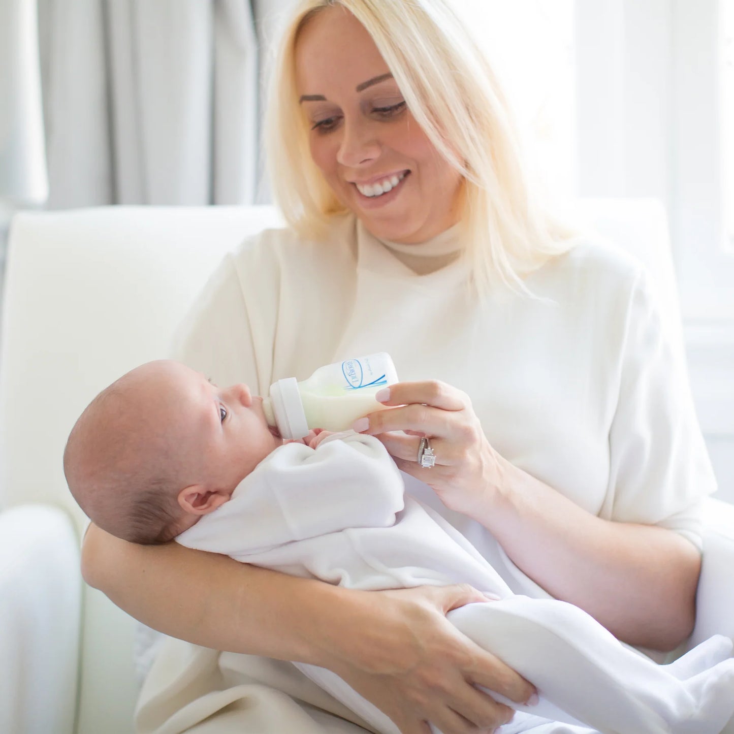 Dr. Brown's Natural Flow Anti-Colic Narrow Baby Bottle 2oz/60ML with Preemie Flow Nipple 2-Pack