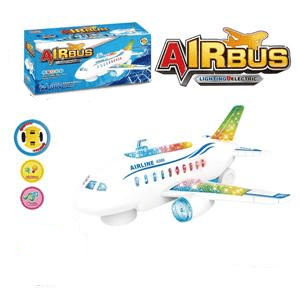 Air Bus Plane with Music Sounds. - Superpanda