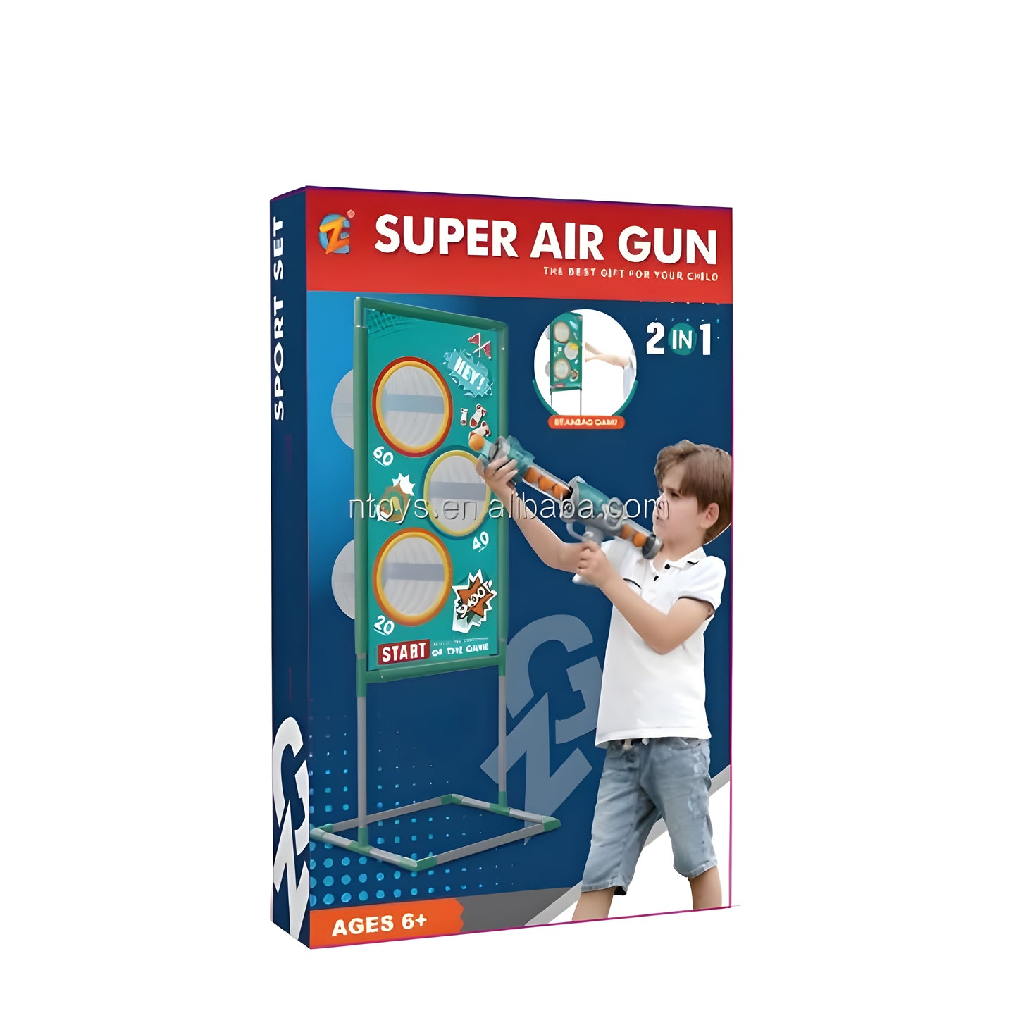 Air gun Game Set With Balls And Target