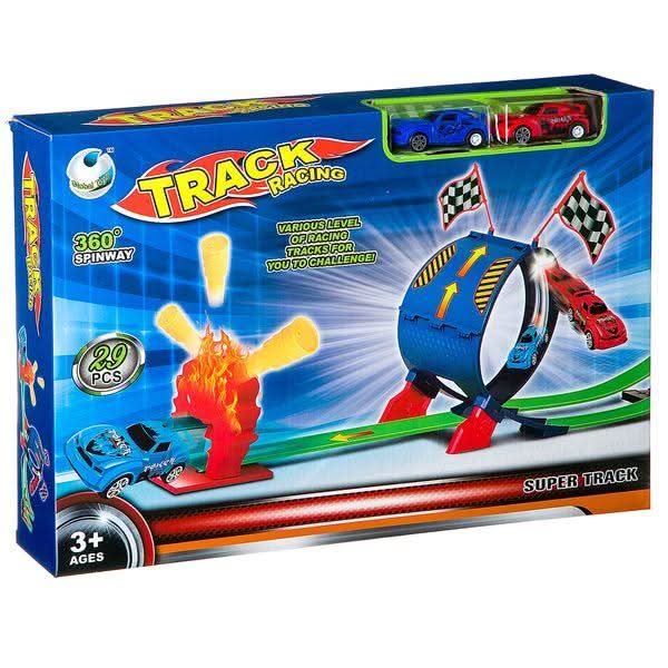 Auto Track toy with two cars - Superpanda