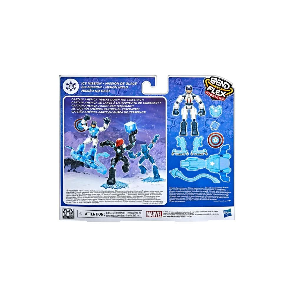 Avengers Bend and Flex Captain America Ice Mission - Superpanda