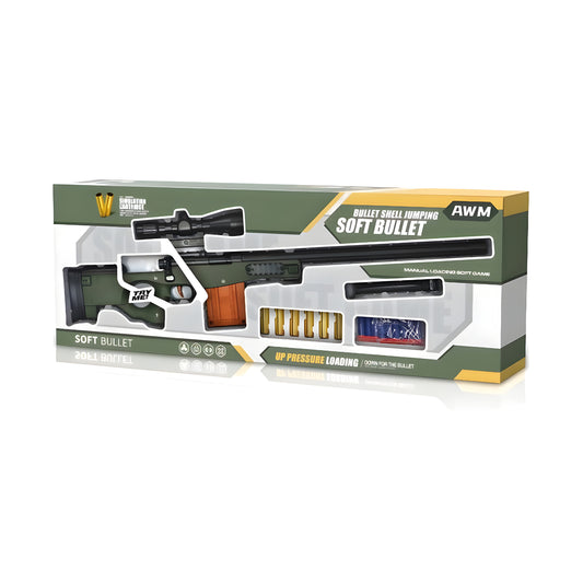 AWM Shell Ejection Soft Darts Toy Gun