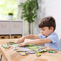 Melissa & Doug Animal Chase I-Spy Gear Puzzle