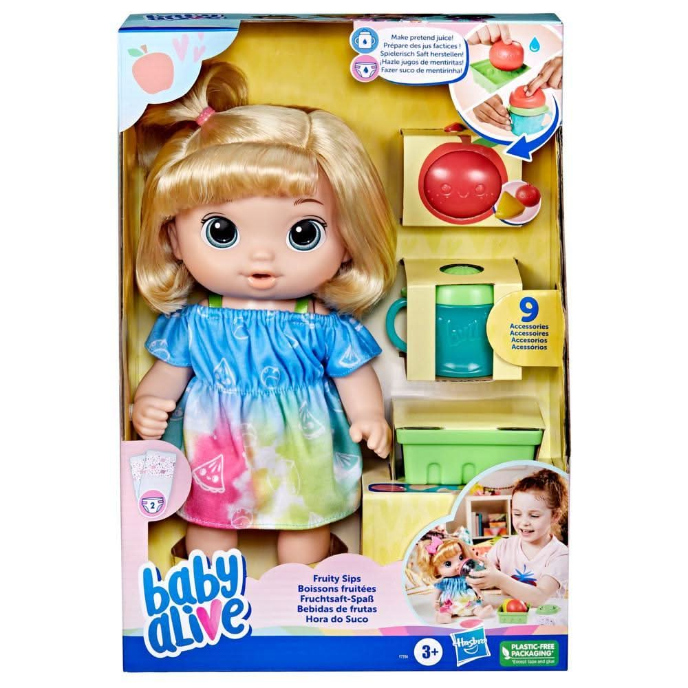 Baby Alive Fruity Sips Doll - Superpanda