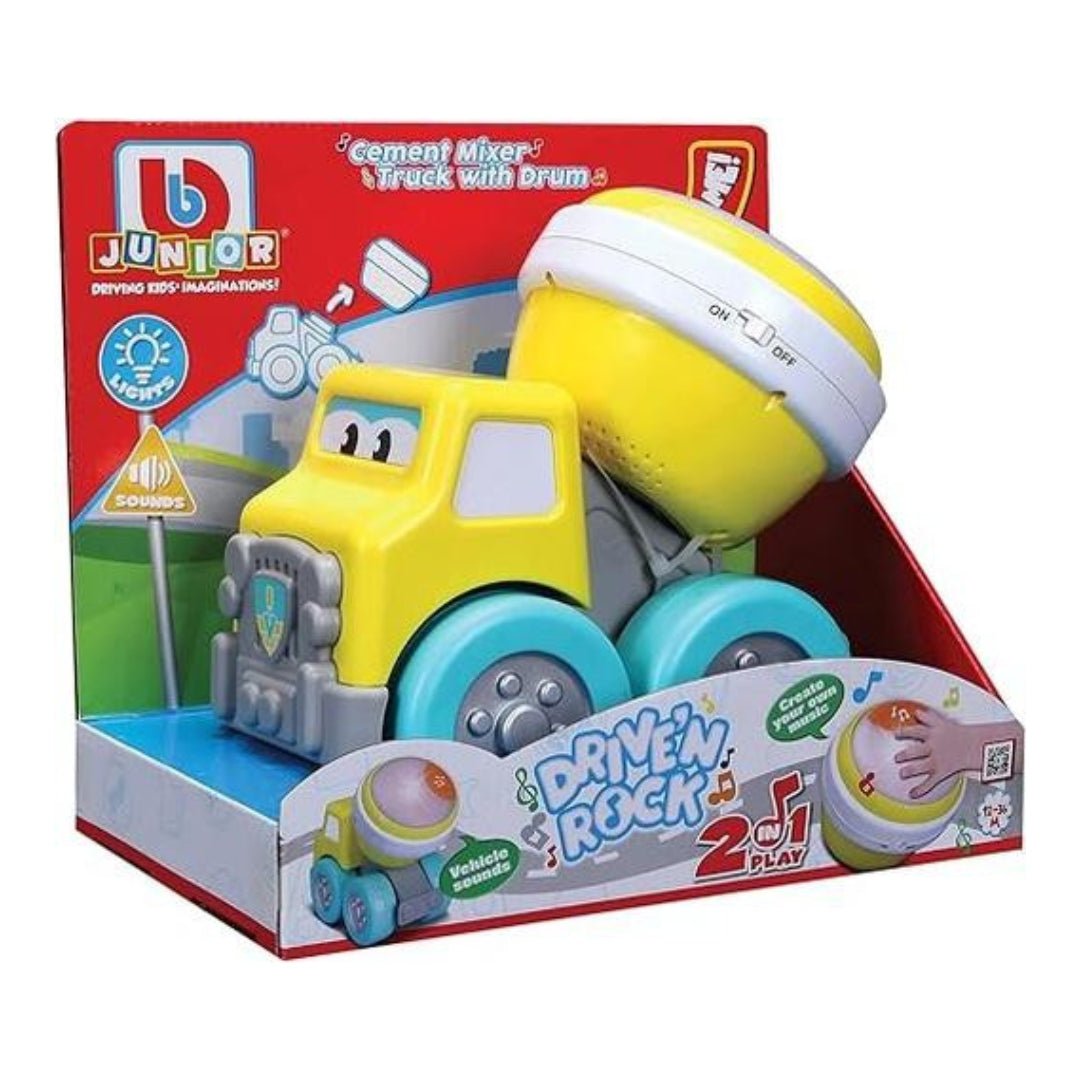 BBJUNIOR Drive And Rock Cement Mixer With Drum - Superpanda