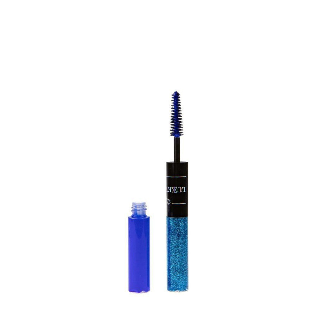 Lukky 2-In-1 Mascara & Glitter For Eyelashes Bold Shimmer Blue 10 ml