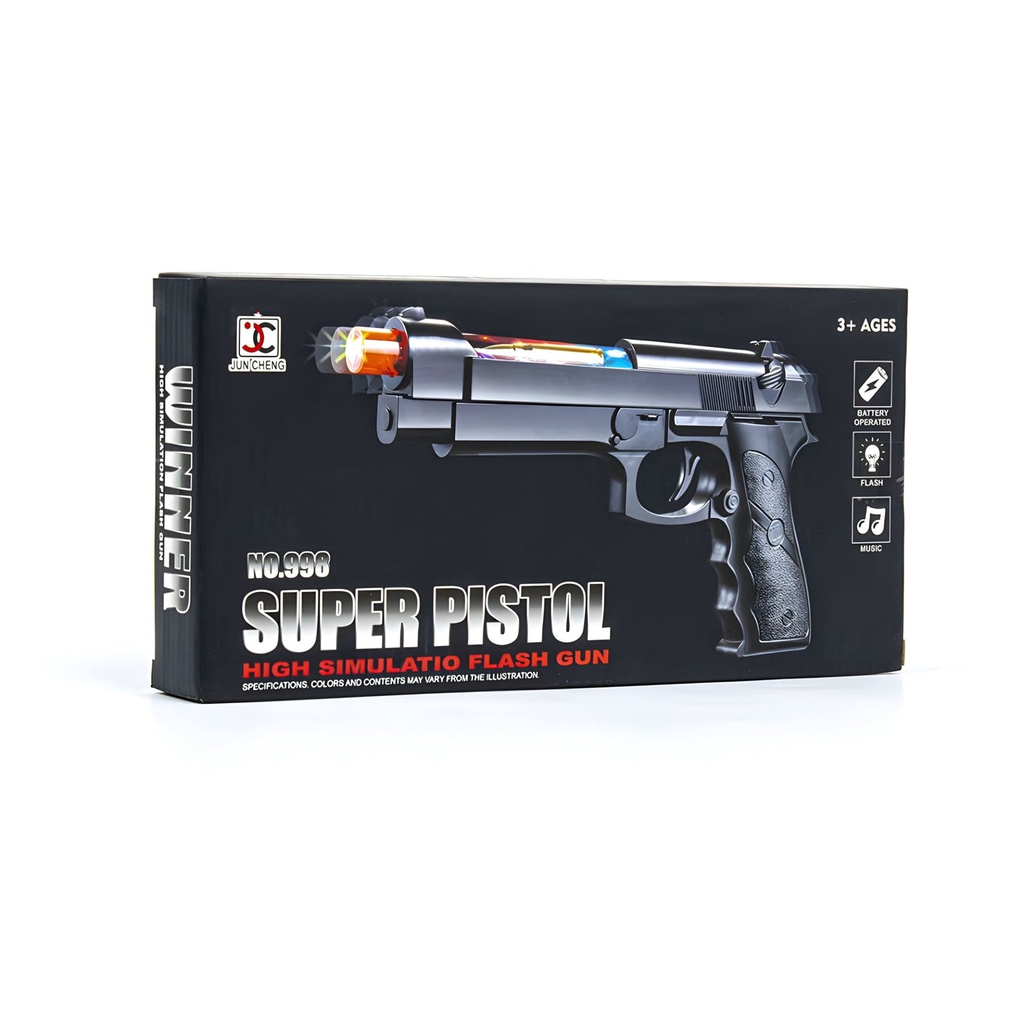 B/O Toy Super Gun Lights, Sounds & Shaking. - Superpanda