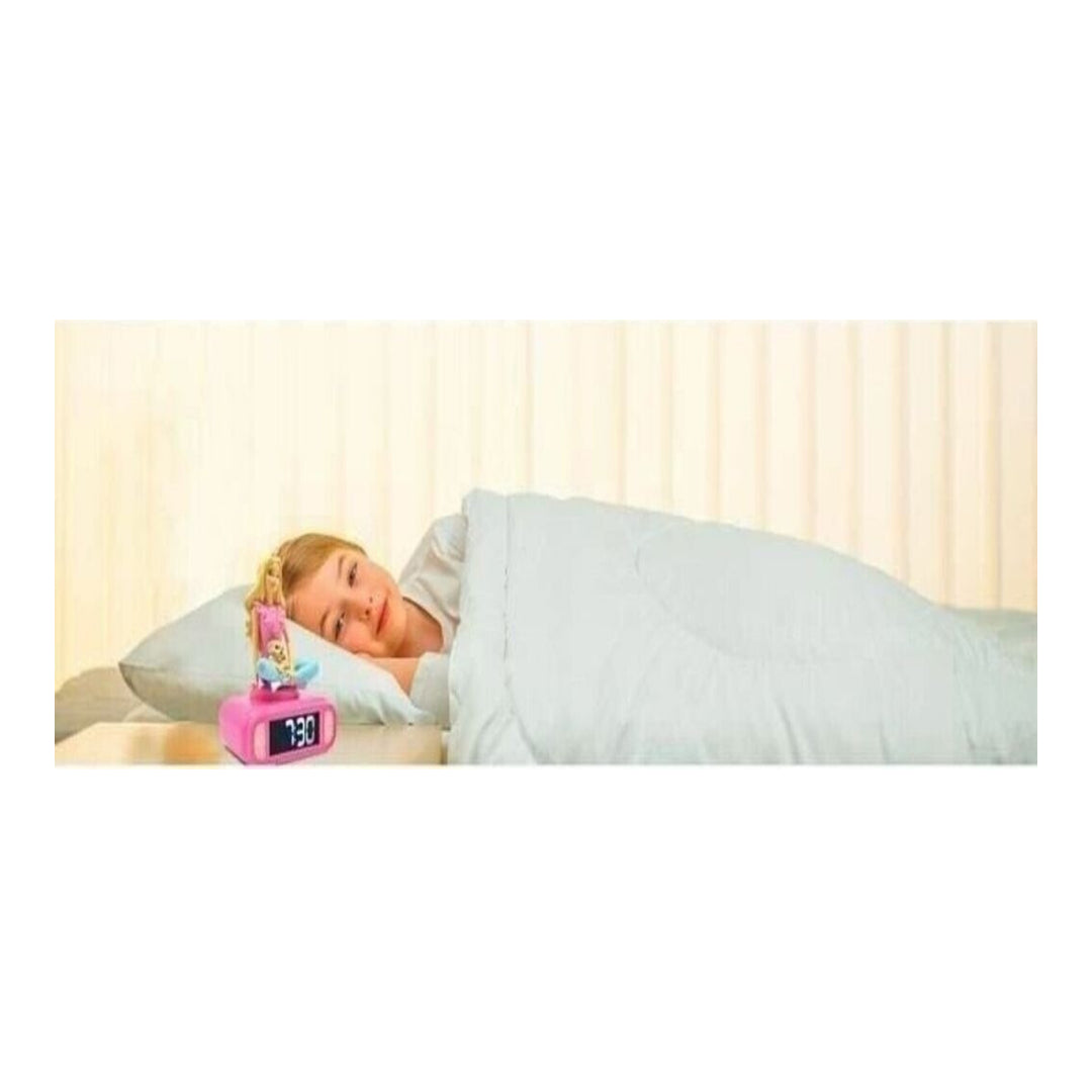 Barbie Digital3D Alarm Clock Winnight Light And Sound Effect