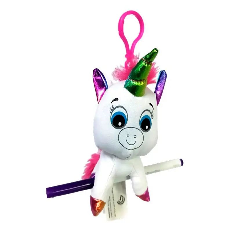 Crayola Color Me Unicorn/Cat Plush Backpack Clip