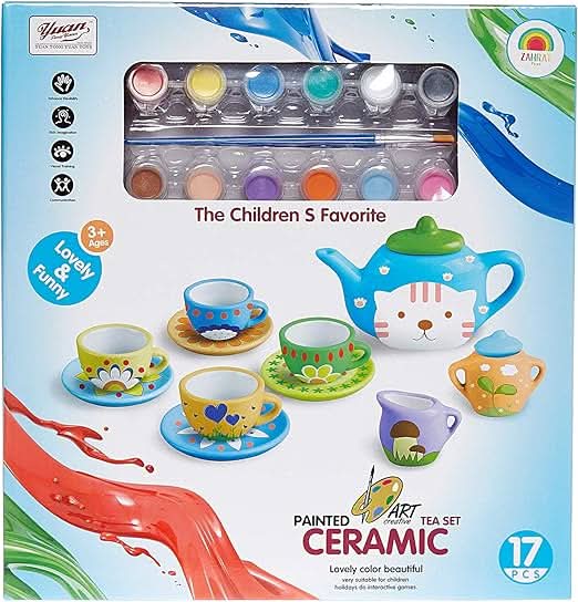 Ceramic cups coloring game - Superpanda