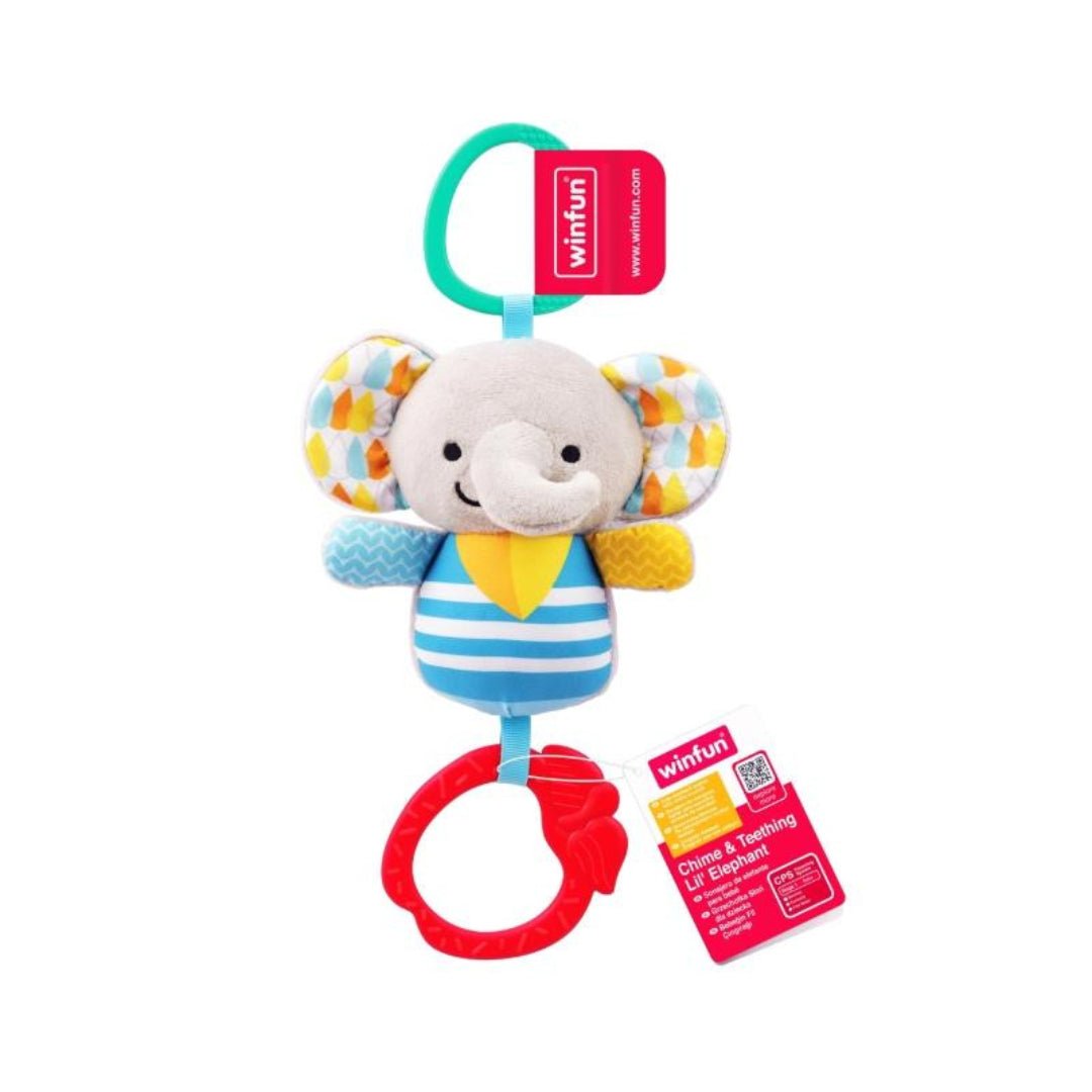 Chime And Teething Lil' Elephant - Superpanda