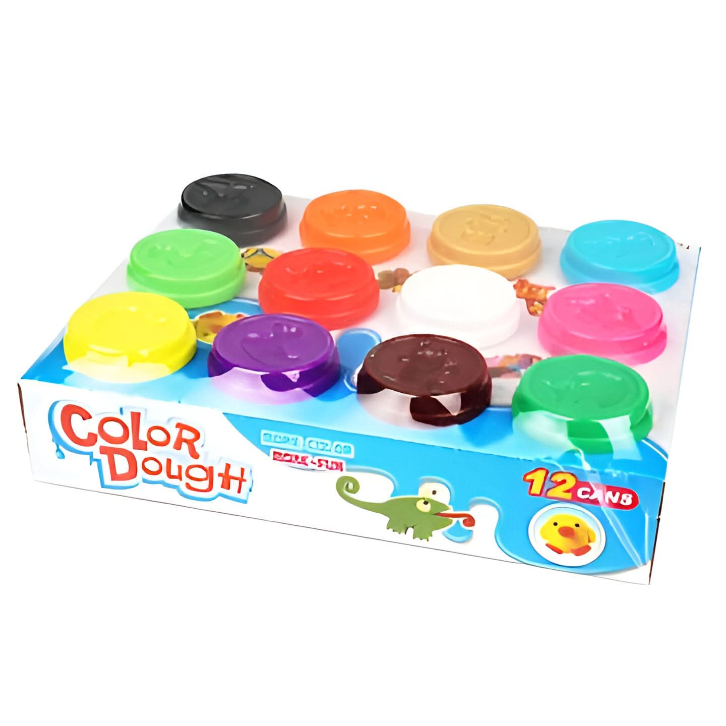 Color Dough Set - 12pcs - Superpanda