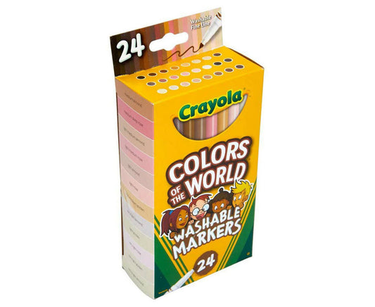 Crayola Colors of the World Markers Fine Line Markers - Superpanda