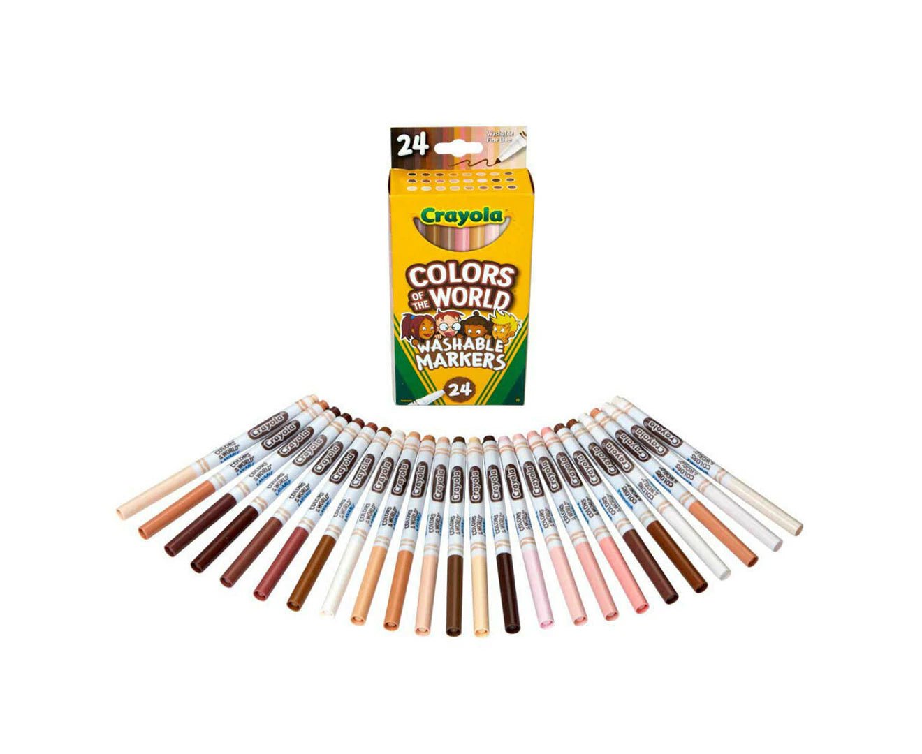Crayola Colors of the World Markers Fine Line Markers - Superpanda