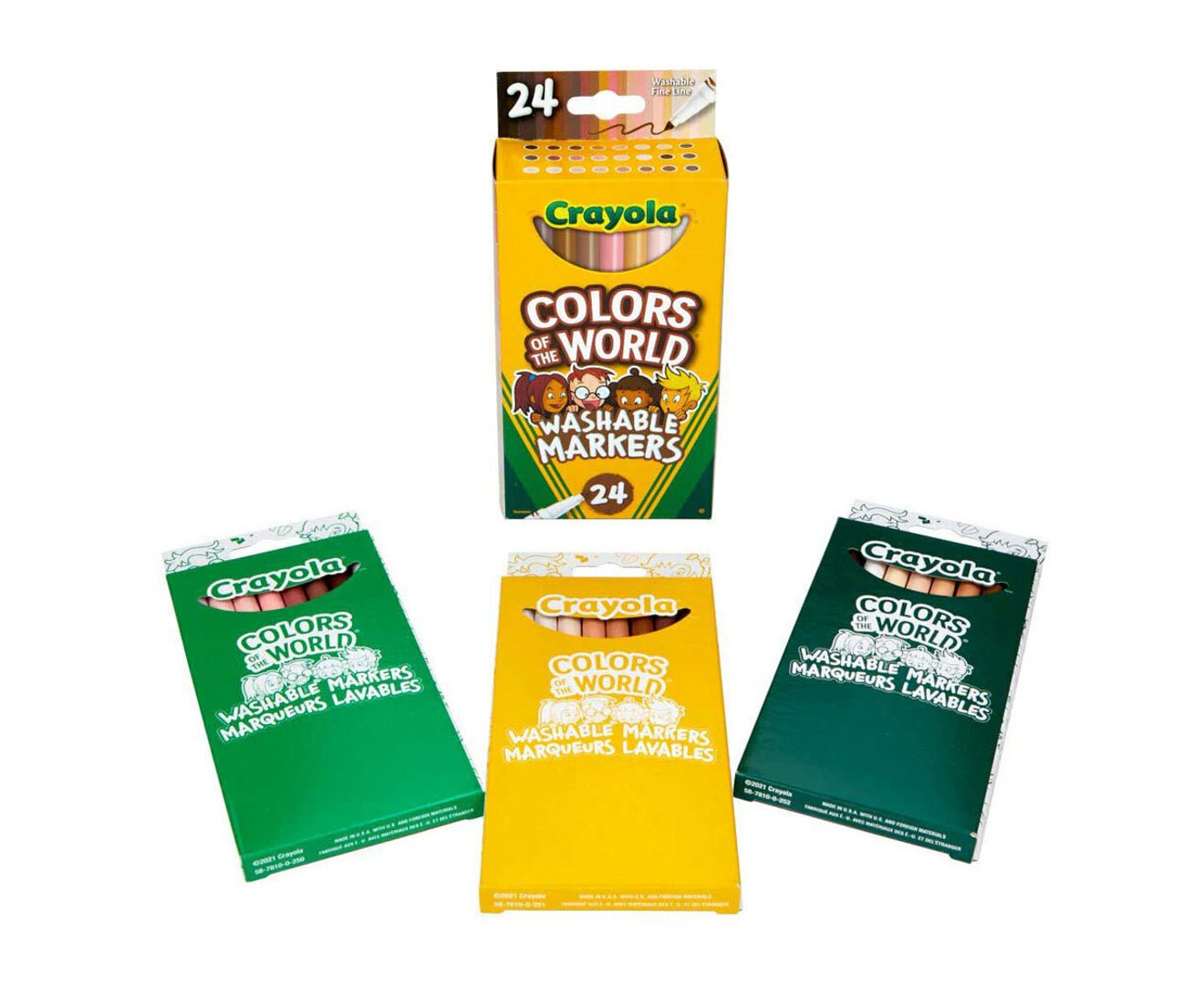 Crayola Colors of the World Markers Fine Line Markers - Superpanda