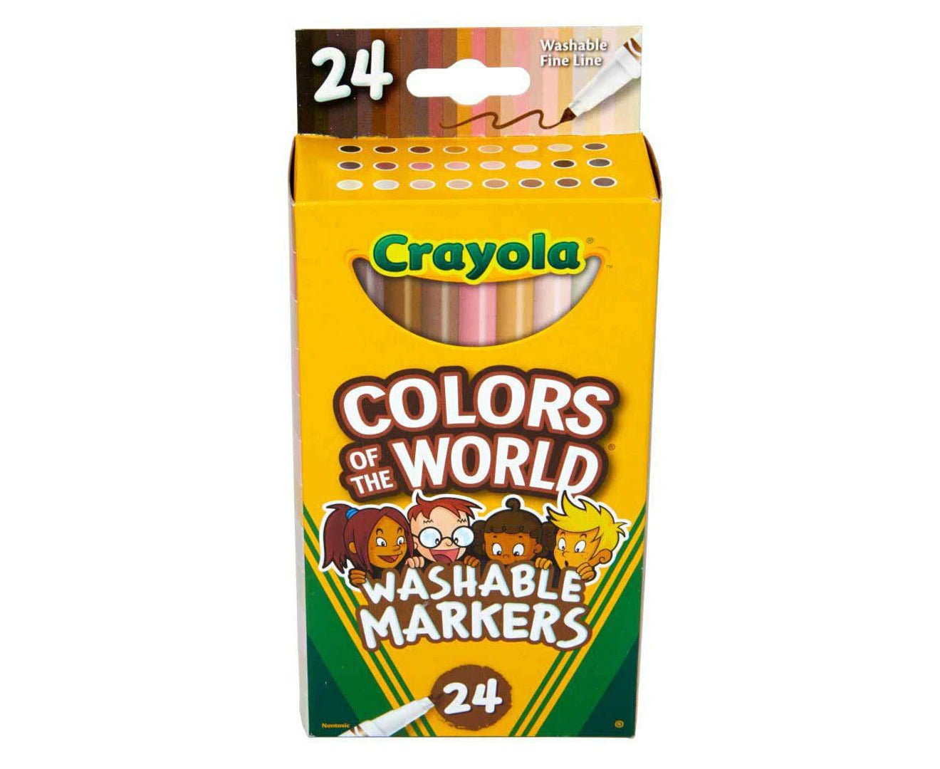 Crayola Colors of the World Markers Fine Line Markers - Superpanda