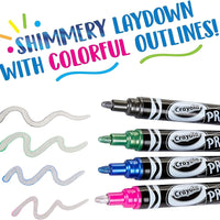 Crayola Metallic Outline Markers - Superpanda