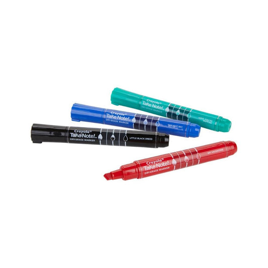 Crayola Take Note Chisel Tip Dry Erase Markers - Superpanda