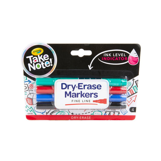 Crayola Take Note Dry Erase Markers - Superpanda