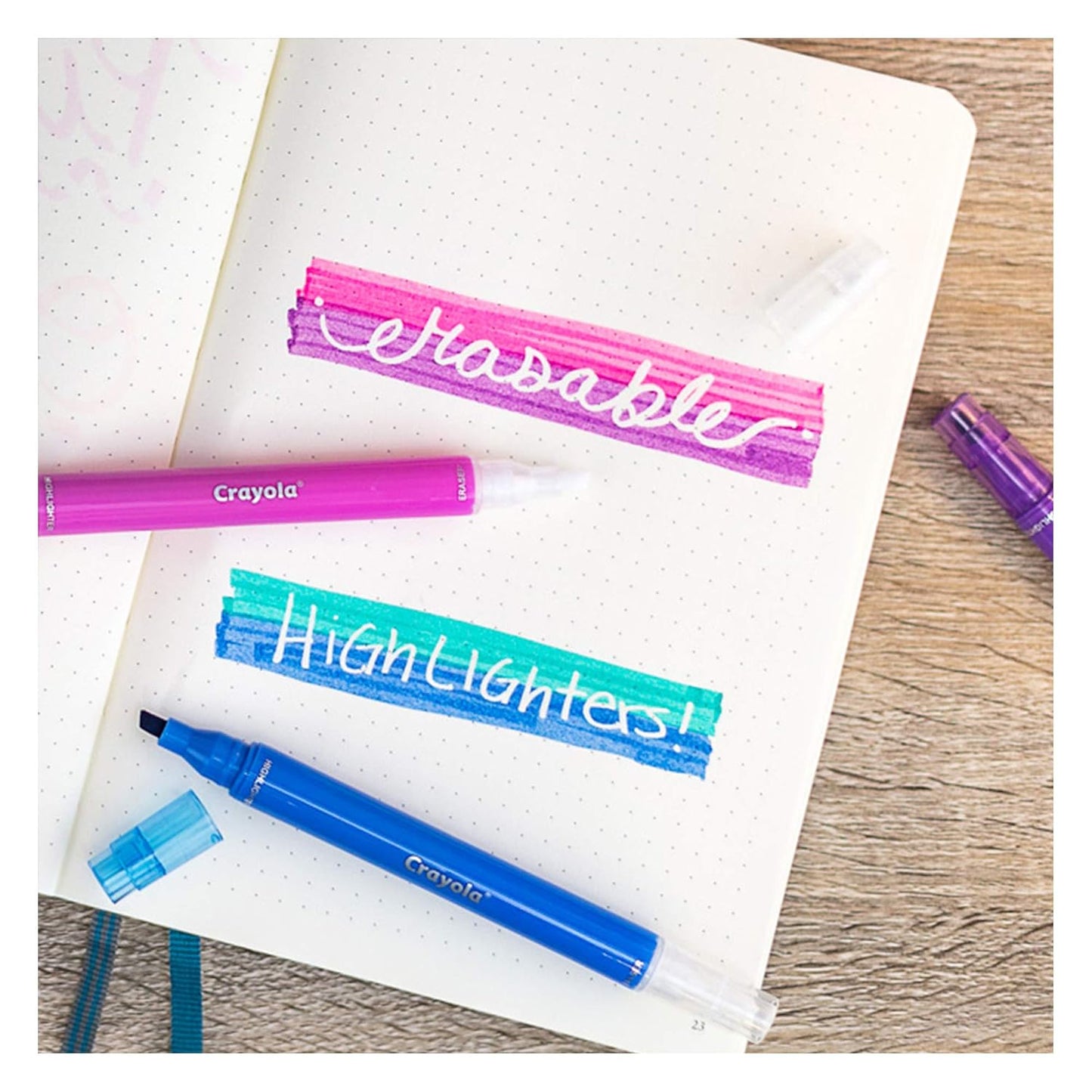 Crayola Take Note Erasable Highlighters - Superpanda