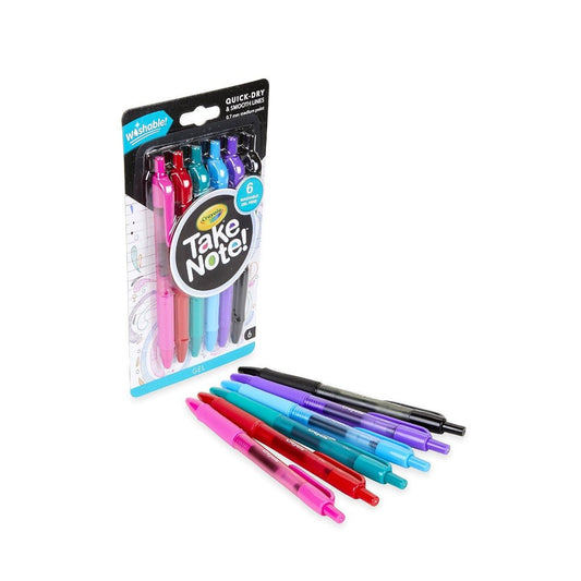 Crayola Take Note! Washable Gel Pens - Superpanda