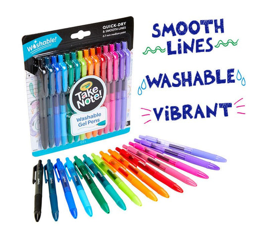 Crayola Take Note Washable Marker - Superpanda