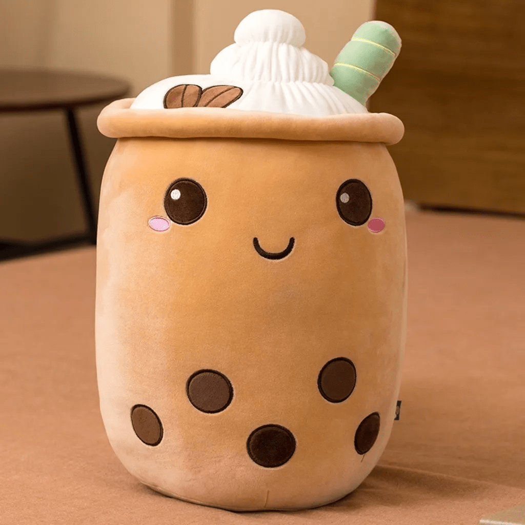 Cute Ice Cream Milk Tea Cup Plush Pillow. - Superpanda