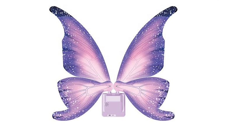 Luminous Fairy Butterfly Wings, LED, Set.