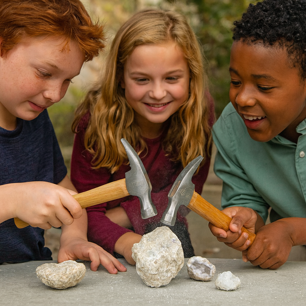 تفتح National Geographic Break 15 مجموعة Geodes