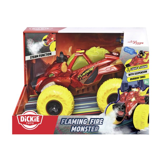 Dickie Flaming Fire Monster Truck - Superpanda