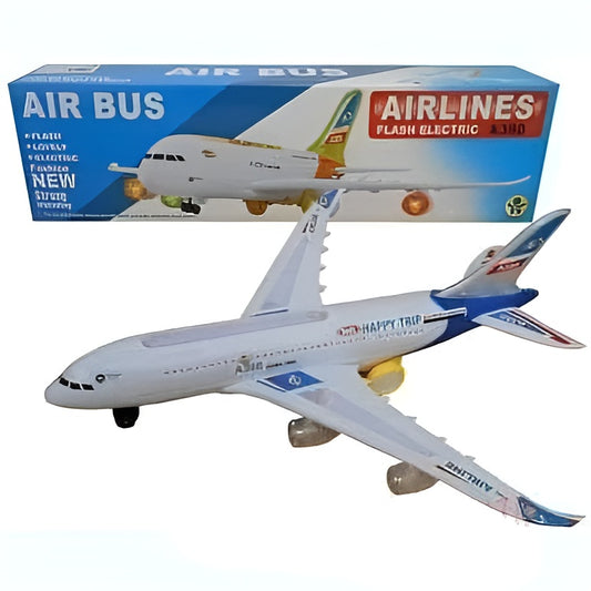 AIR Bus A380 Airline Flash Light & Emitting Sound Toy Plane